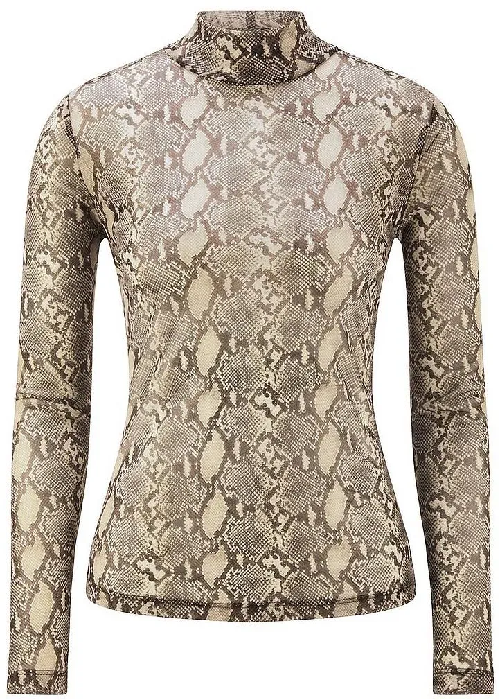 Mesh-Shirt Riani beige, 40