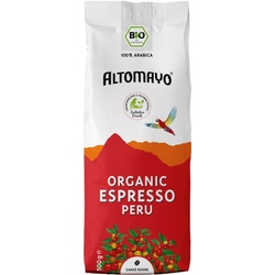 Altomayo Espresso ganze Bohne bio 500g