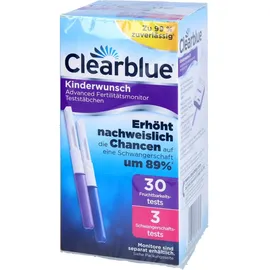 WICK Clearblue Fertilitätsmonitor Teststäbchen 30+3