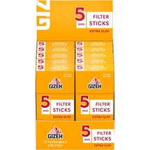 Gizeh Filter Sticks Extra Slim 5,3mm Durchmesser 10 Packungen/ Filter)