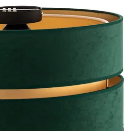 EULUNA Duo Deckenleuchte Textil Grün/Gold