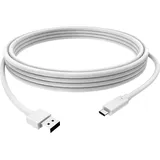 Vision USB-A auf USB-C 1 m Weiß