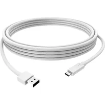 Vision USB-A auf USB-C 1 m Weiß