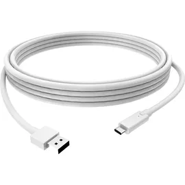 Vision USB-A auf USB-C 1 m Weiß