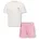 KIDS ONLY Schlafanzug NIGHTWEAR TOP/SHORTS SET JRS weiß 146/152 EU