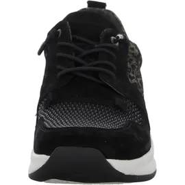 Gabor Komfort Schnürschuhe Schwarz Damen 38