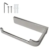 Intirilife Toilettenpapierhalter ohne Ablage in SILBER -