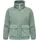 Ragwear "Arctika II", Flauschige Jacke aus Teddyfleece grün, S (36),