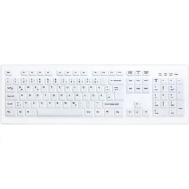 Active Key desinfizierbare Hygiene-Tastatur, Weiß (AK-C8100F-U1-W/CH)