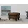 sit&more Stauraumhocker Mellum 58 x 48 x 58 cm Polyester Braun