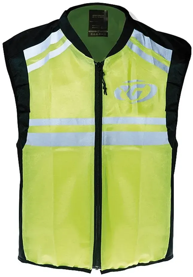 Garibaldi Safety Warnweste - Fluo-Black - L-XL