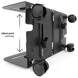 Maclean Brackets Maclean MC-851 Universal Computer Ständer mit Rollen Mobiler CPU-Ständer Computerwagen bis 10kg Rollwagen PC Desktop