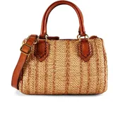 Campomaggi Riccarda Henkeltasche Baumwolle Beige/Braun