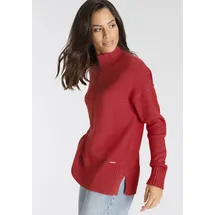 LAURA SCOTT Stehkragenpullover Rot 44