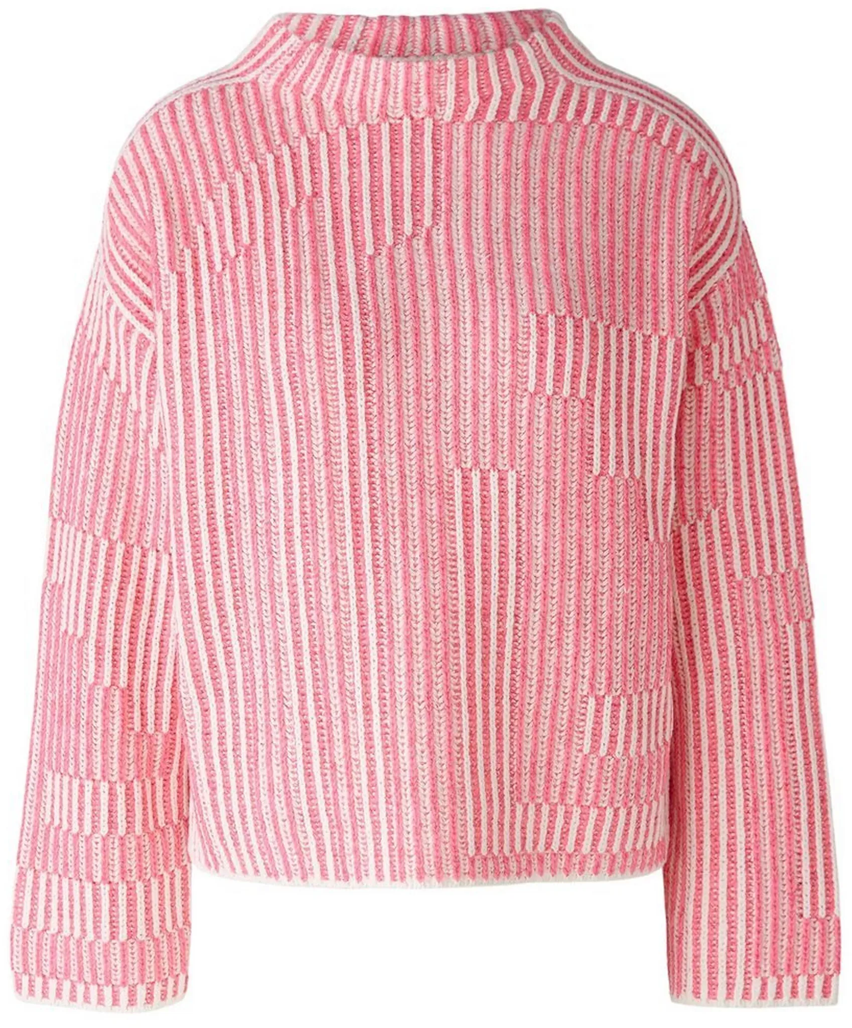 Le pull col montant  oui fuchsia