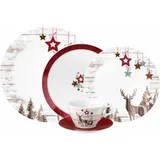 SELTMANN WEIDEN Life Christmas Kombiservice 30-tlg. weiß-braun