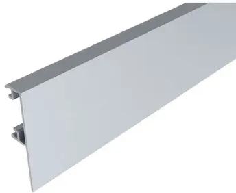 OT-Clipsblende, für Laufprofil, 2100mm, edelstahloptik eloxiert
