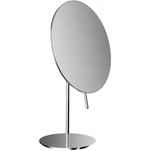 EMCO Pure Standspiegel, rund, 202 mm, mit Griff, chrom