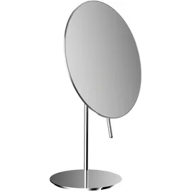 EMCO Pure Standspiegel, rund, 202 mm, mit Griff, chrom