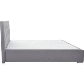 Home Affaire Boxbett HOME AFFAIRE "Tynan", grau, B:154cm L:210cm, Komplettbetten, Boxspringbett, wahlweise mit Bettkasten, in H2, H3 & H4 erhältilich