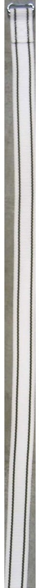 Kerbl Markierungsband mit Rollschnalle weiß/schwarz 135 - 20878 - weiß/schwarz