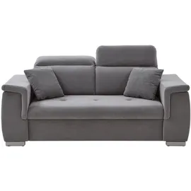 A.Z. Iwaniccy Sofa Webstoff 2-Sitzer Hellgrau