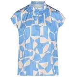 Betty&co Bluse in Blau Beige 36