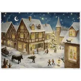 Richard Sellmer Verlag Adventskalender Weihnachtsabend im Dorf