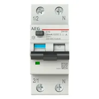 AEG FI/LS-Schutzschalter C13 1-polig+N 0,03A DN100C13/A30 1P+N Typ A C 13A 30mA 10kA 2TE 1-polig 230V