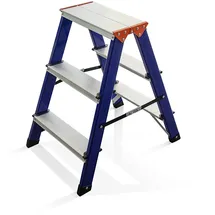 Edma 260255 MARCHEPIED 3 MARCHES TRITTBRETT 3 STUFEN, Blau