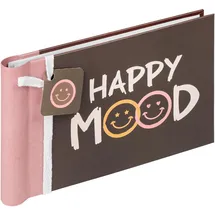 walther design Fotoalbum Happy Mood für 36 Fotos 10x15 cm, MA-133 Spiral-Minialbum