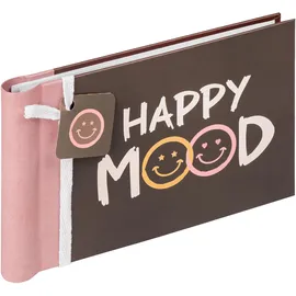 walther design Fotoalbum Happy Mood für 36 Fotos 10x15 cm, MA-133 Spiral-Minialbum