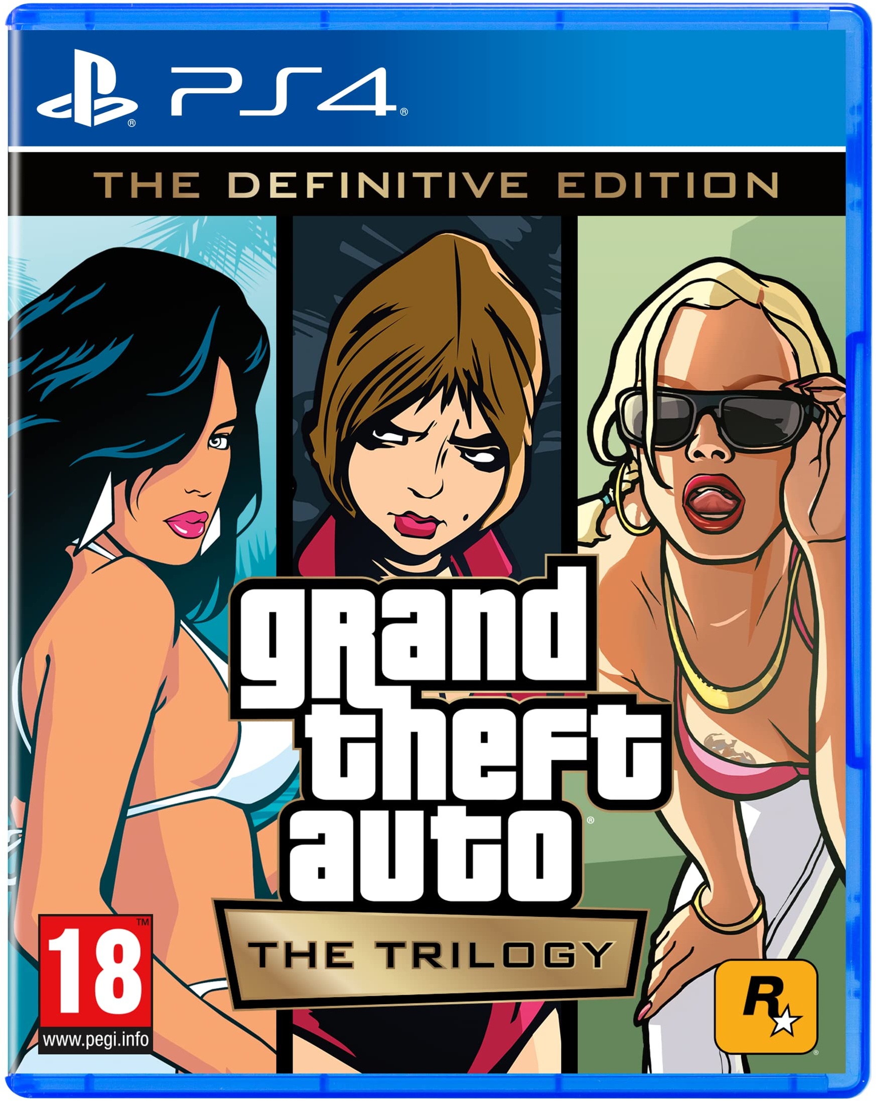 Grand Theft Auto: The Trilogy - The Definitive Edition PEGI [Playstation 4]