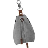 Txeouse Leckerli Beutel für Hunde,Futterbeutel für Hunde,Canvas Leckerli-Tasche für Haustiere mit Clip Sch nalle und Spannseil für Hundetraining (Grau)