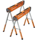 Bora Portamate Speedhorse XT Arbeitsböcke 76,2–91,4 cm Höhenverstellbarer Sägebock x 2