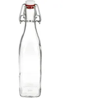 Bormioli 12er Set Glasflaschen Serie Swing mit Bügelverschluss 0,50