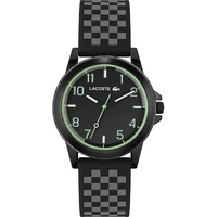 Lacoste Analog Quarzuhr Unisex für Jungen mit Silikonarmband