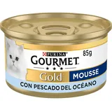 Purina Gold Gourmet-meeresfisch-mousse Katzenfutter 24x85g - Multicolor - 24x85g