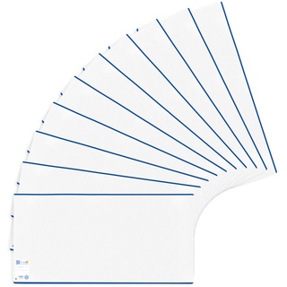 HERMA 7300 Buchumschläge 30 x 54 cm HERMÄX Classic, 10 Stück, Buchhüllen mit Beschriftungsetikett und Kantenschutz aus abwischbarer Polypropylen-Folie, Buchschoner Set für Schulbücher, transparent
