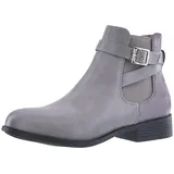 Elara Damen Stiefelette Chelsea Ankle Boots Chunkyrayan C298-Grey-42