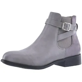 Elara Damen Stiefelette Chelsea Ankle Boots Chunkyrayan C298-Grey-42