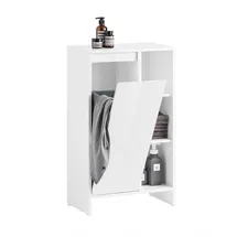 SoBuy Wäscheschrank Weiß