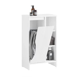 SoBuy Wäscheschrank Weiß