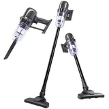 Clean Maxx CLEANmaxx Akku Staubsauger | 2in1 Handstaubsauger & Bodenstaubsauger | max. 30 Min. Laufzeit | kabellos, leistungsstark, wiederaufladbar | mit Verlängerungsrohr (80 cm) & Düsen-Set