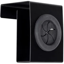 Wenko Push, Haken, edelstahl, schwarz matt