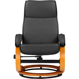 Home Affaire Relaxsessel HOME AFFAIRE "Paris, mit Hocker - OTTO. Verlässliche Qualität.", grau, B:67cm H:107cm T:78cm, Kunstleder/PU NaturLeder ( echtes Rindsleder ) in Sitz und Rücken. Korpus in passendem Softlux-Kunstleder bezogen.