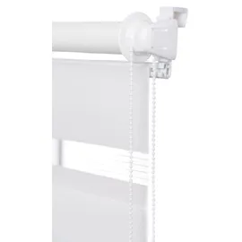 K-HOME Doppelrollo Denia 50 x 200 cm Blume/Grün