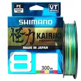 Shimano Geflochtene Schnur Kairiki 8 Mehrfarbig 300 m 0,215 mm