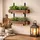 Marrakesch Orient & Mediterran Interior Ziegelform Wandhalter Merita 2 Regal Set 30 x 15 x 40 cm