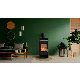 FIREPLACE Santa Fe Stahl Schwarz